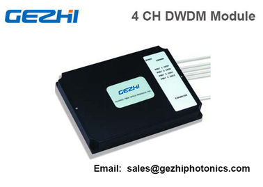 Dichte WDM Mux Demux Moduledoos 4 Kanaallc/pc Optisch DWDM Systeem